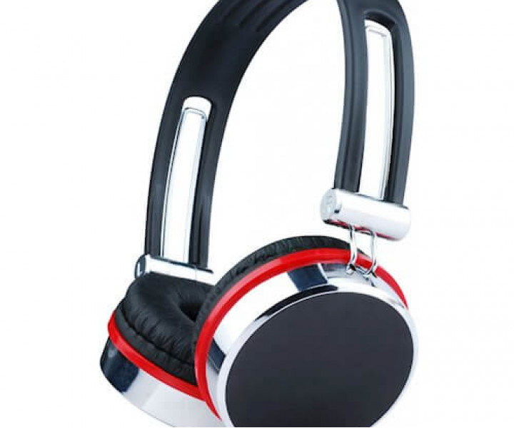 Наушники Gembird MHP-903 Black/Red, Mini jack (3.5 мм), накладные, кабель 1.5 м